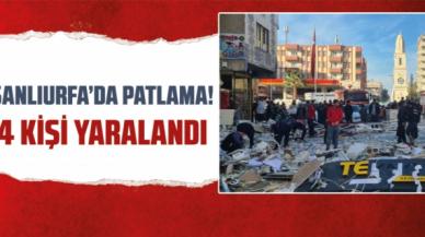 Şanlıurfa'da bir iş yerinde patlama meydana geldi