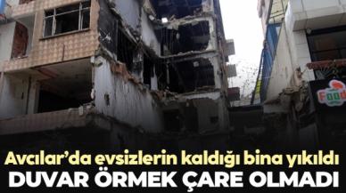 Avcılar'da duvarlı önlem çare olmadı!