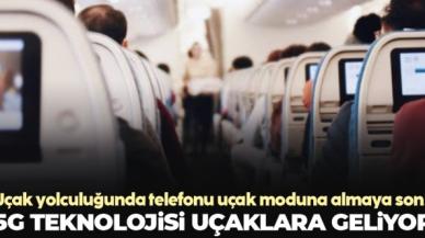 Uçak yolculuğunda telefonu uçak moduna alma devri bitiyor