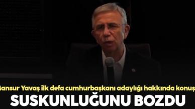 Mansur Yavaş ilk defa cumhurbaşkanı adaylığı hakkında konuştu