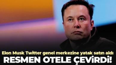 Elon Musk Twitter'ın genel merkezine yatak almaya başladı