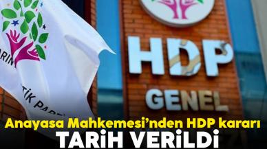 AYM, HDP kararı için tarih verdi!