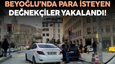 Beyoğlu değnekçileri sivil polisler tarafından yakalandı