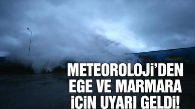 Meteoroloji Ege ve Marmara için fırtına ve şiddetli rüzgar uyarısında bulundu