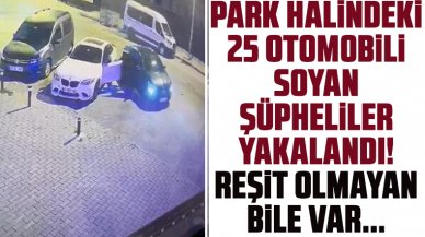 İstanbul'da 25 otomobili soyan hırsızlar yakalandı