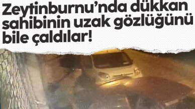 Zeytinburnu'nda dükkan sahibinin uzak gözlüğünü bile çaldılar