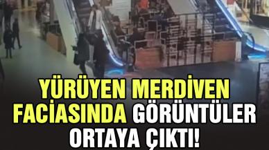 Şişli'deki yürüyen merdiven dehşetinin güvenlik kamerası görüntüleri ortaya çıktı