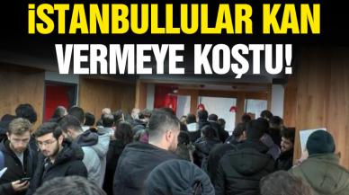 İstanbullular depremde yaralananlar için kan vermeye koştu