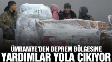 Ümraniye’den deprem bölgesine yapılan yardımlar yola çıkıyor