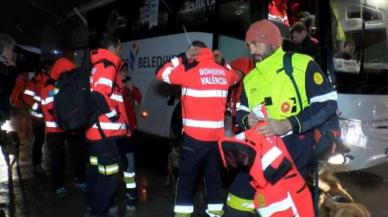 İspanya'dan gelen arama kurtarma ekibi deprem bölgesine gönderildi