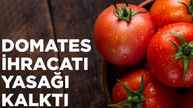 Domates ihracatı yasağı kalktı