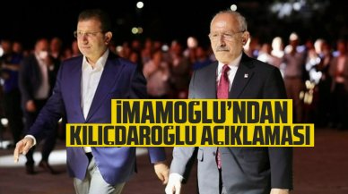 Ekrem İmamoğlu, Kılıçdaroğlu'nun adaylığı sonrası ilk kez konuştu