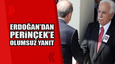 Erdoğan'dan Perinçek'e olumsuz yanıt