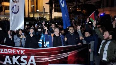  İsrail Başkonsolosluğu önünde protesto