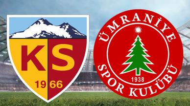 MAÇ SONUCU | Kayserispor Ümraniyespor maçı kaç kaç bitti?