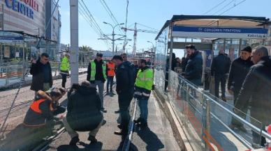 İstanbul'da tramvay raydan çıktı