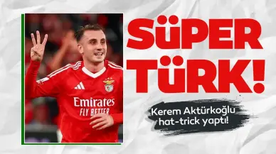 Kerem Aktürkoğlu durdurulamıyor! Hat-trick yaptı, takımını farka götürdü!