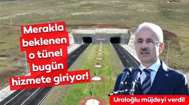 Bakanlık duyurdu: Merakla beklenen tünel ve bağlantı yolu bugün açılıyor!