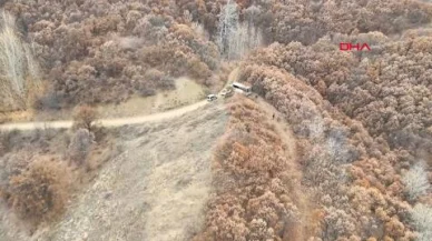 Salördek Ormanları'nda kaybolan 5 kız çocuğu dronla kurtarıldı