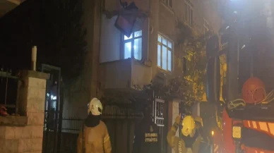 Kartal'da balkon çöktü: Bina sakinleri tahliye edildi