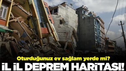 İllere göre deprem ve fay haritası! Oturduğum şehir sağlam mı?