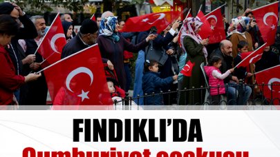 Fındıklı’da cumhuriyet coşkusu