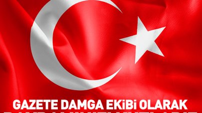 Gazete Damga ekibi olarak 29 Ekim Cumhuriyet Bayramınızı kutlarız