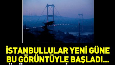 İstanbul'da yoğun sis! Görüş mesafesi oldukça azaldı