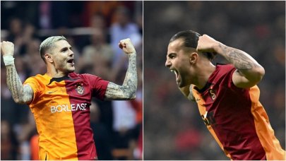 Galatasaray'ın en golcüsü Icardi, en hırçını Abdülkerim