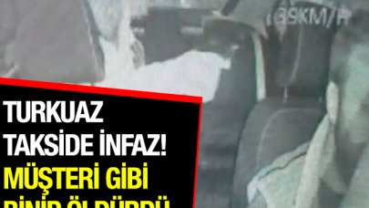 Takside dehşet anları! Müşteri gibi binip saldırdı