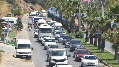 Bodrum'a 3,5 günde 50 binden fazla araç giriş yaptı