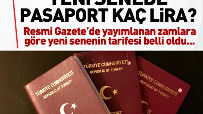 2019 Pasaport defter ve harç ücretleri kaç lira? Yeni senenin fiyatları belli oldu