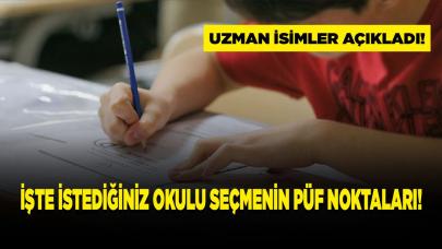 Uzman isim açıkladı.. İşte lise geçiş sınavı tercihlerinde istediğin okulu seçmenin püf noktaları..