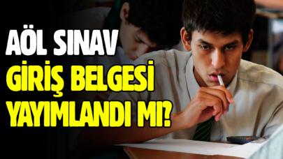 AÖL sınav giriş belgesi nasıl alınır? MEB giriş sayfası