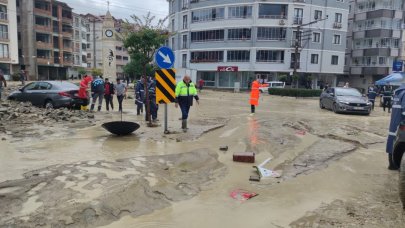 Zonguldak'ta etkili olan yağış miktarı belli oldu