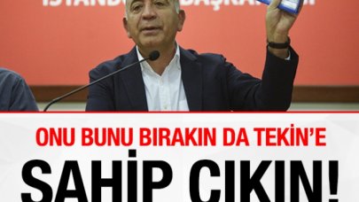 Bırakın cırtık atmayı da Gürsel Tekin'e sahip çıkın..