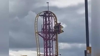 Lunaparkta korku dolu anlar yaşandı!