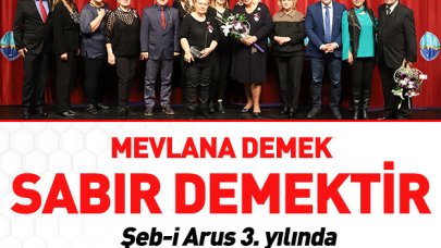 Mevlana demek sabır demektir