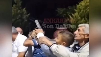 Düğünde çekilen görüntüler şok etkisi yarattı! Küçük çocuğun eline silah tutuşturuldu…