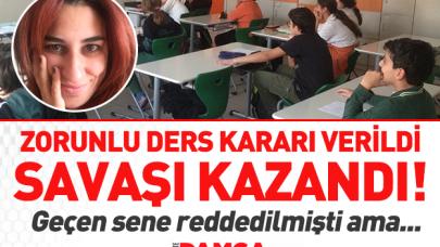 Zorunlu ders için mahkemeden karar