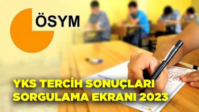 YKS Tercih Sonuçları Sorgulama Ekranı 2023