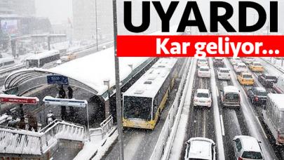 4 Ocak İstanbul'a kar geliyor! Okullar yarın tatil mi