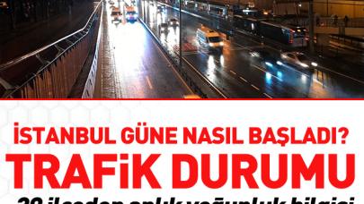 7 Ocak Pazartesi İstanbul Yol Durumu - Trafik Haritası