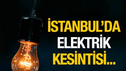 İstanbul 10 Ocak Perşembe BEDAŞ elektrik kesintileri