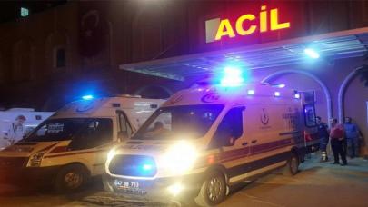 Akraba aileler arasındaki taşlı ve sopalı kavgada dede- torun yaralandı; 4 gözaltı