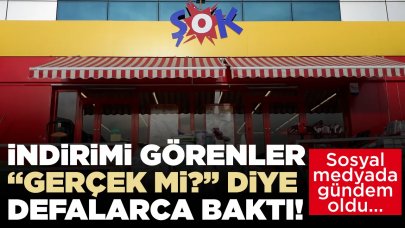 ŞOK Market'in 3 kuruşluk Seyidoğlu kürek helva indirimi herkesi şoke etti!