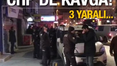 CHP ilçe binasında kavga: 3 yaralı