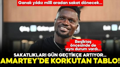 Beşiktaş'ta Daniel Amartey'in korkutan sakatlık istatistiği