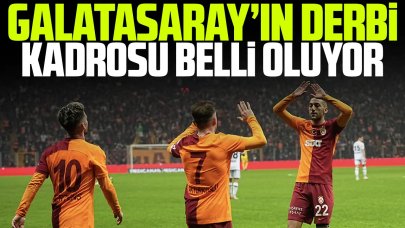 Galatasaray'ın Fenerbahçe derbisindeki ilk 11'i (muhtemel kadrosu) belli oluyor!