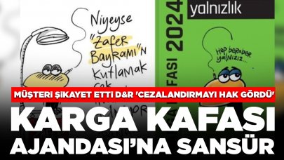 Müşteri şikayet etti, D&R 'cezalandırmayı hak gördü': ‘Karga Kafası Ajandası’na sansür